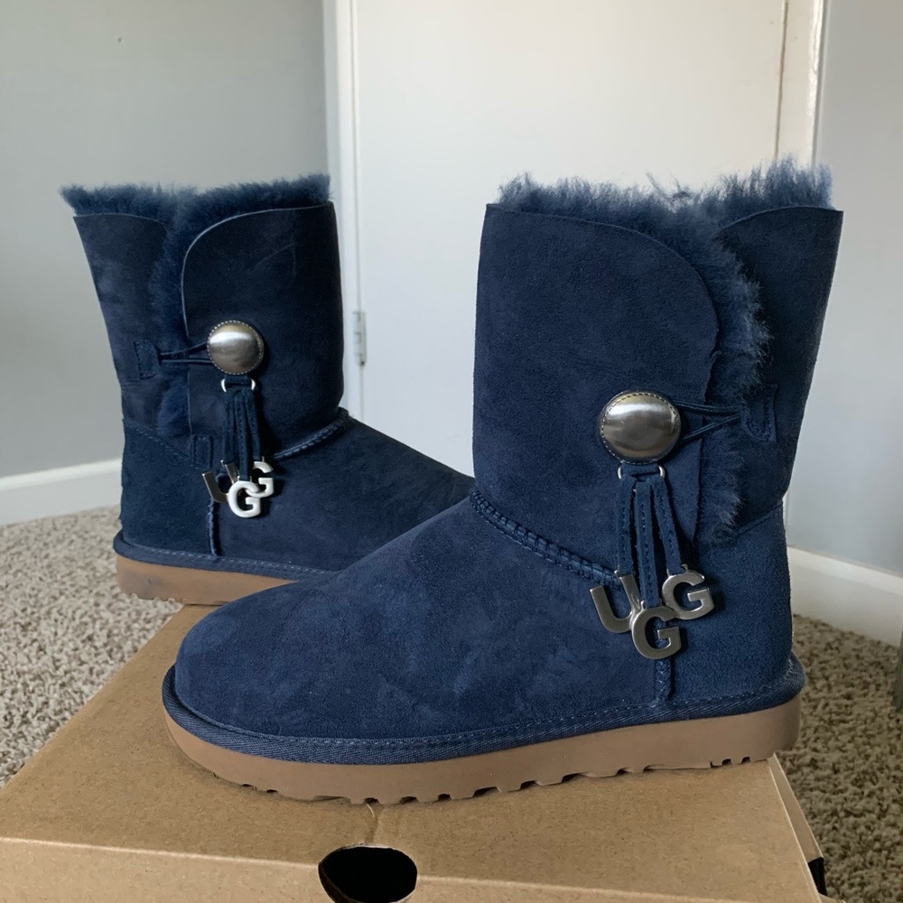 UGG Bailey boots with charms